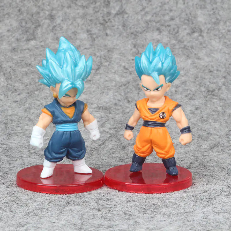 Dragon Ball Q Version Figures: Goku, Vegeta, Frieza Models