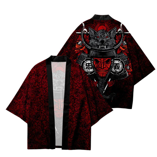 Japanese Ukiyo-e Style Kimono Cardigan Shirt