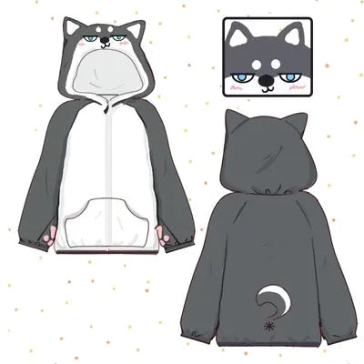 Shibu Inu Themed Hoodie for Pets - Anime Sweatshirt