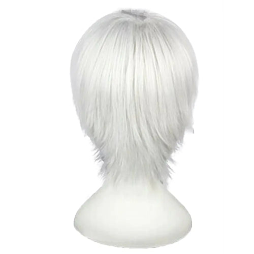 Anime Cosplay Short Silver Wig