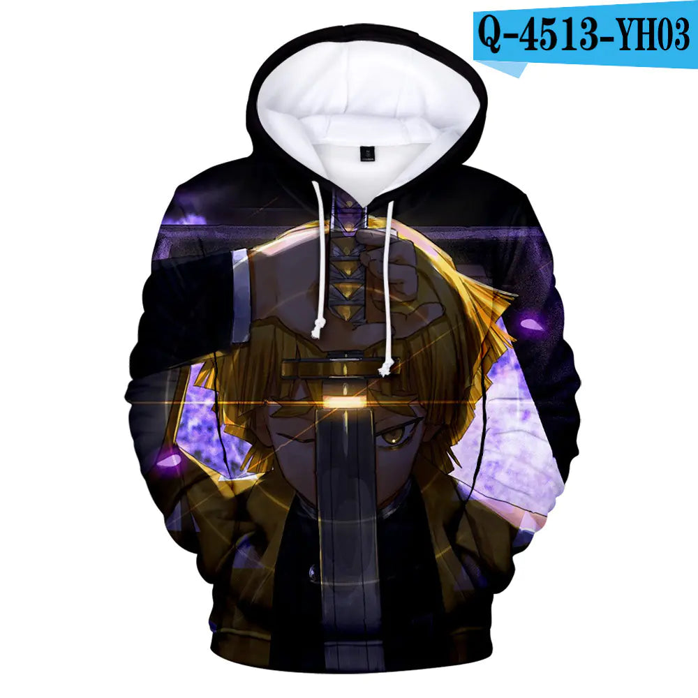 Demon Slayer Tanjiro Kamado 3D Hoodie for All