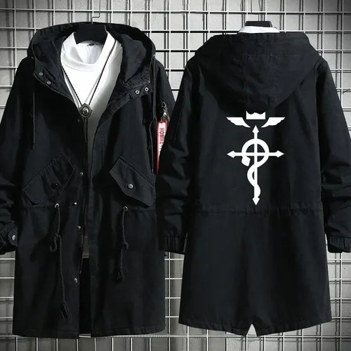 Anime Fullmetal Alchemist Edward Elric Hoodie Coat