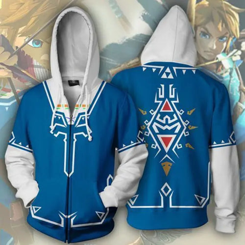 Anime Hoodie with Zipper - Fullmetal Alchemist Design