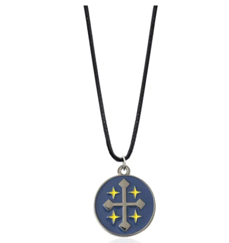 Black Clover Pendant Necklace for Anime Fans (One Piece)