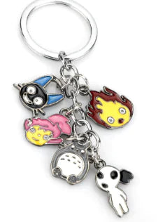 Kawaii Ghibli Cat Keychain Pendant (One Piece)
