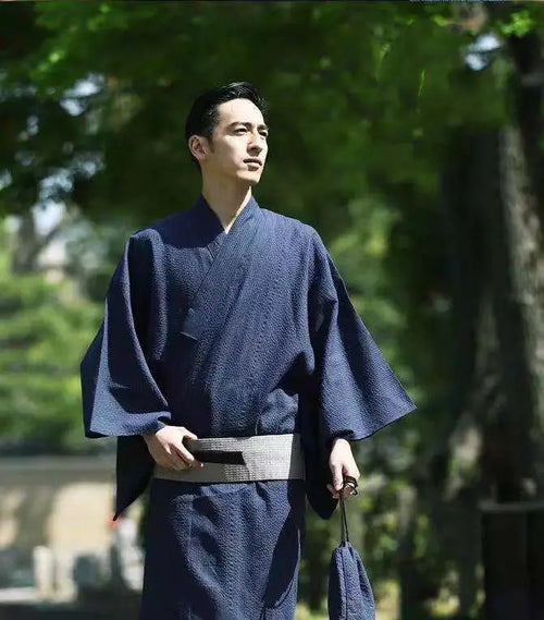 Traditional Japanese Men's Yukata Kimono