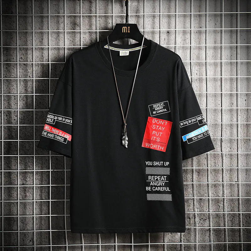 Men's Casual Loose Fit T-Shirt - Summer 2020 Style