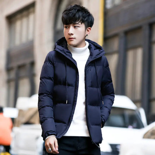 Men's Short Cotton Jacket 2019 Winter