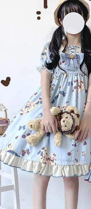 Original Design Japanese Lolita Dress - Moon Island OP