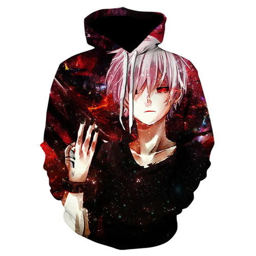 3D Tokyo Ghoul Hoodie for Men