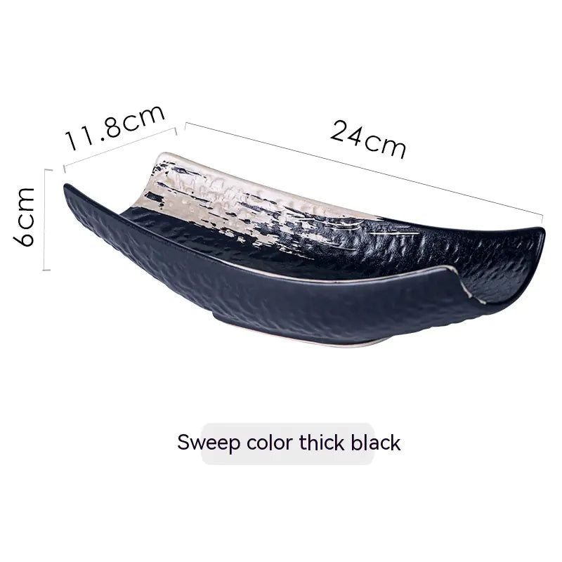 Creative Irregular Shaped Japanese Sushi Plate