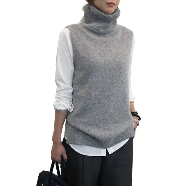 Super Large Harajuku Anime Knit Vest Fashion
