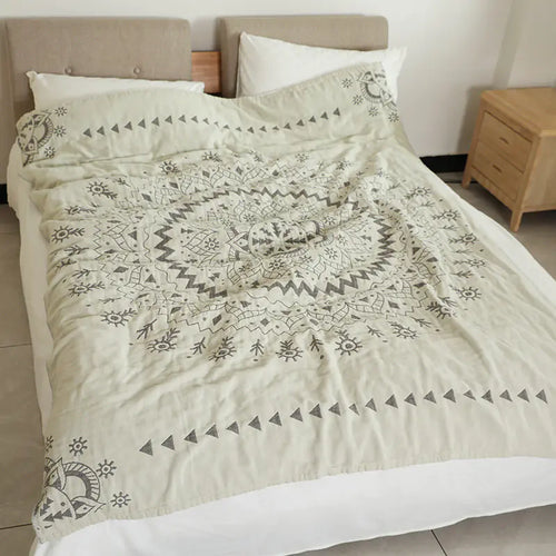 2019 New Japan Four-Layer Thick Cotton Blanket