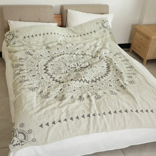 2019 New Japan Four-Layer Thick Cotton Blanket