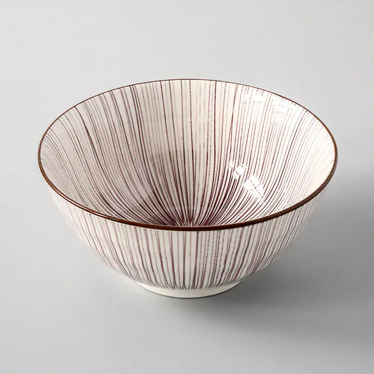 Japanese Style 8-Inch Ceramic Ramen Soup Bowl