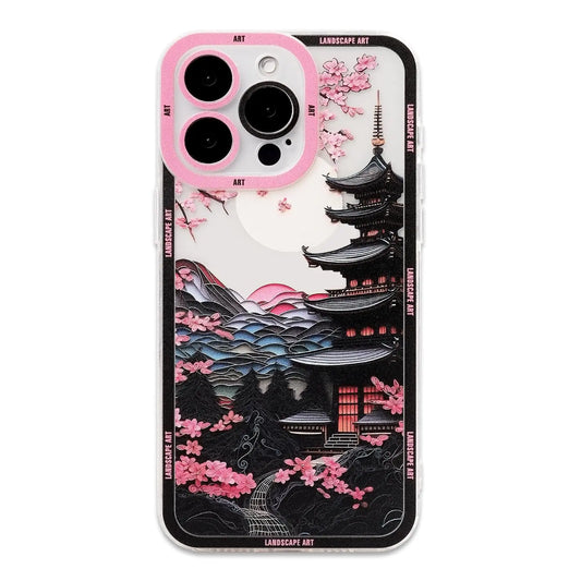 TARDAY Anime Phone Case Japanese Case Compatible with iPhone 16 Pro Max Red