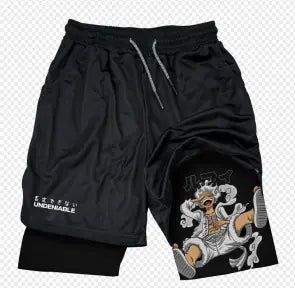 Dragon Ball Pirate Demon Slayer 3D Print Beach Shorts