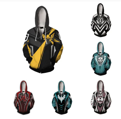 3D Digital Printed Fashion Hoodie