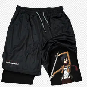 Dragon Ball Pirate Demon Slayer 3D Print Beach Shorts