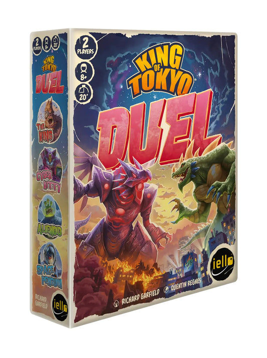 IELLO: King of Tokyo: Duel - Two-Player Board Game Fun & Tactical Giant Monster Clash Dice Game Classic Strategy Family Ages 8+ 2 Players 20 Min