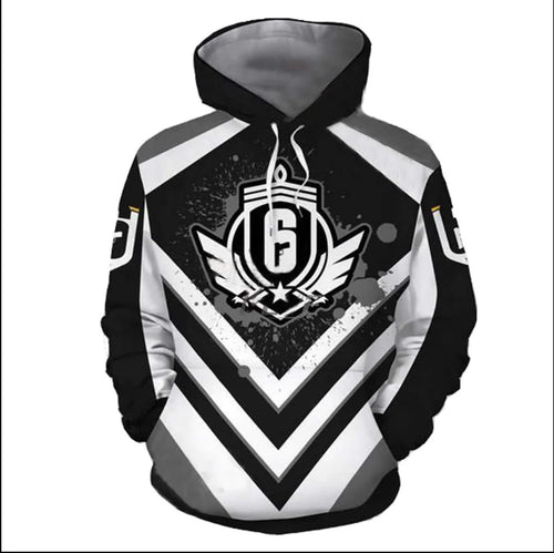 3D Digital Printed Fashion Hoodie