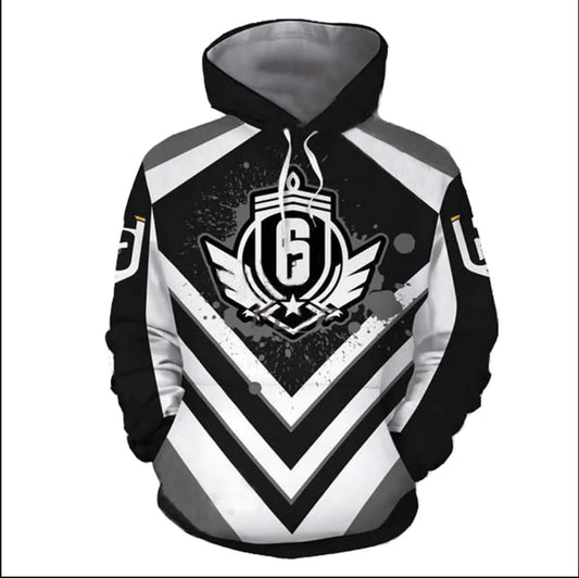 3D Digital Printed Fashion Hoodie