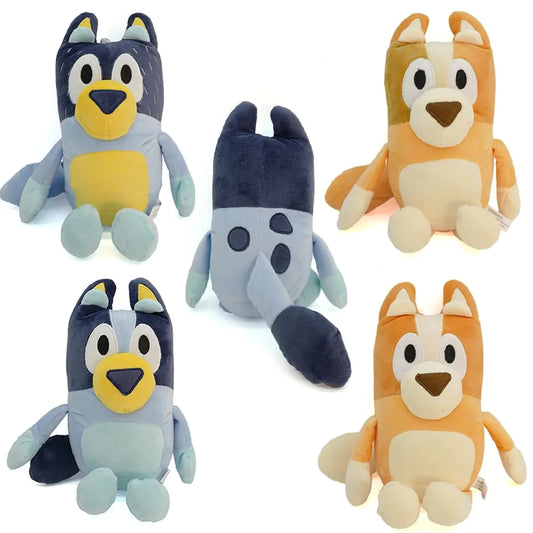 Blue Eyed Bingo Cartoon Dog Anime Plush Toy