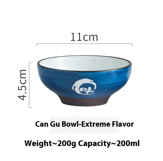 Personality Retro Ceramic Rice Bowl