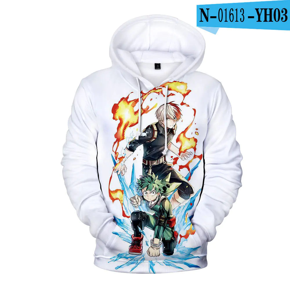 My Hero Academia 3D Printed Hooded Sweatshirt