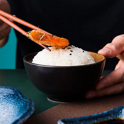 Japanese Style Ceramic Rice and Soup Bowl Set