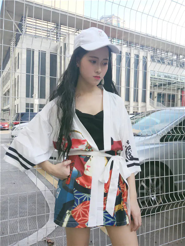 Harajuku Women's Japanese Kimono Style Light Jacket