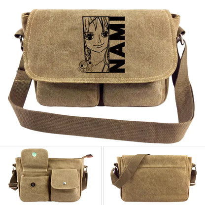 One Piece Canvas Shoulder Bag - Luffy Backpack