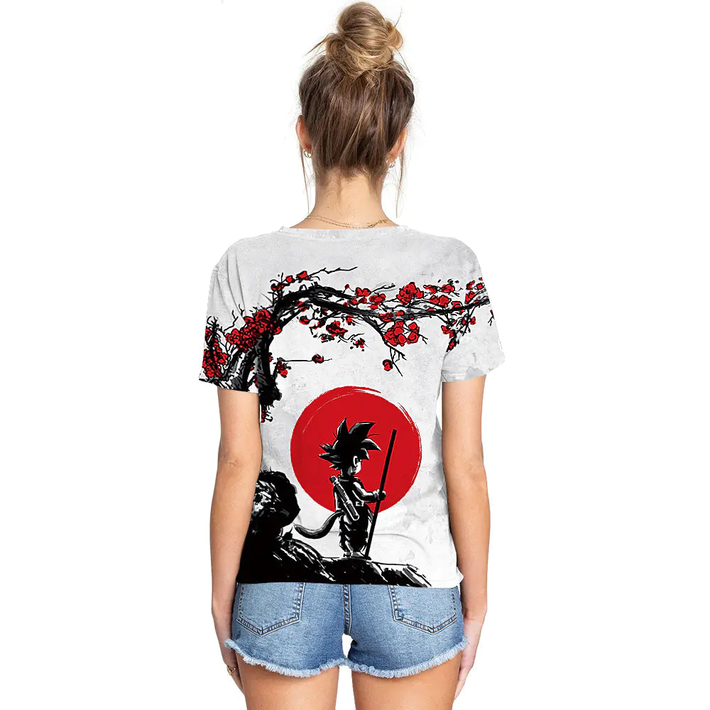 Dragon Ball 3D Digital Print Short Sleeve T-Shirt