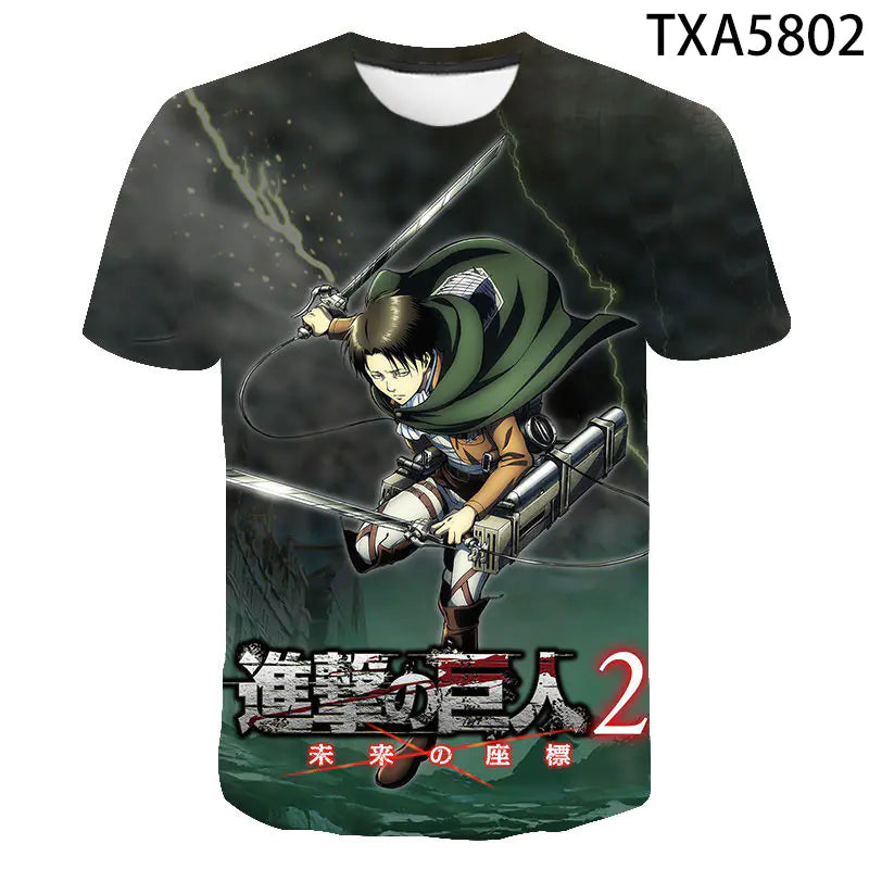 Attack On Titan Unisex Crew Neck T-Shirt