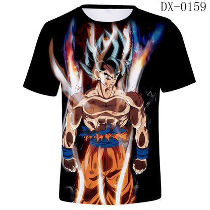 Dragon Ball Anime Series 3D Short Sleeve T-Shirt