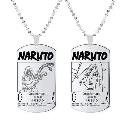 Anime Naruto Necklace with Keychain Pendant Gift