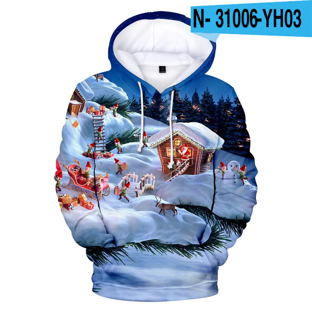Jolly 3D Printed Hoodie for the Holidays