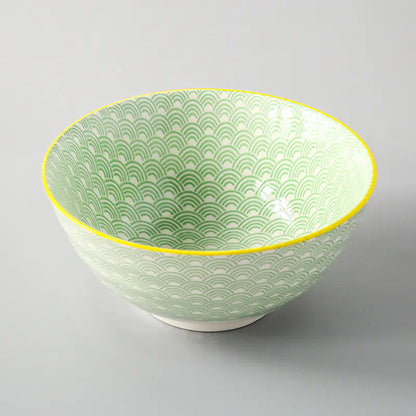 Japanese Style 8-Inch Ceramic Ramen Soup Bowl