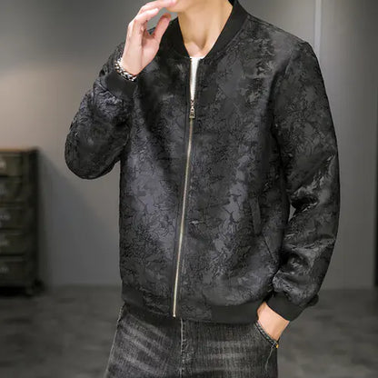 Men's Embroidered Jacquard Autumn Fashion Jacket
