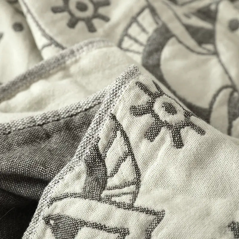 2019 New Japan Four-Layer Thick Cotton Blanket