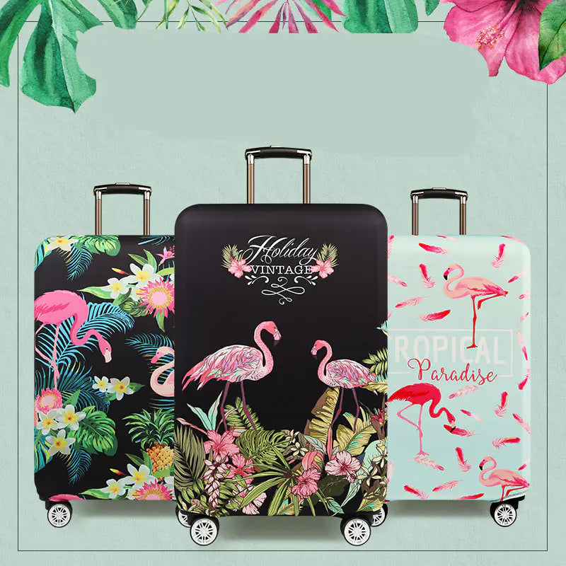 Flamingo Luggage Cover - Dustproof Travel Protector