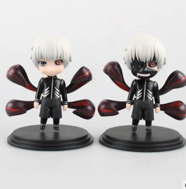 Tokyoghoul Figure Ken Kaneki Figure Anime Chibi Figure 2 pcs Anime Figurine Model Collection