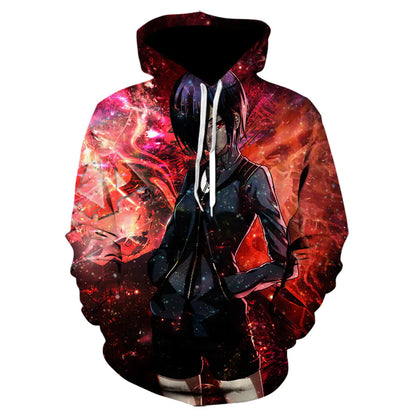 2020 3D Tokyo Ghoul Hoodie for Men