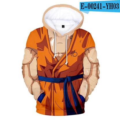 Dragon Ball Digital Print Hoodie - Spring 2019 Edition