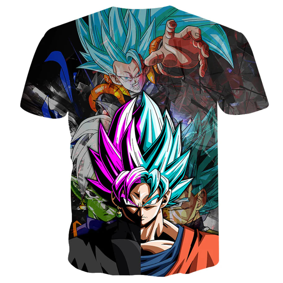 Dragon Ball Digital Print 3D T-Shirt for Men