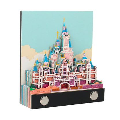 3D Paper Carving Tree House & Castle Calendar