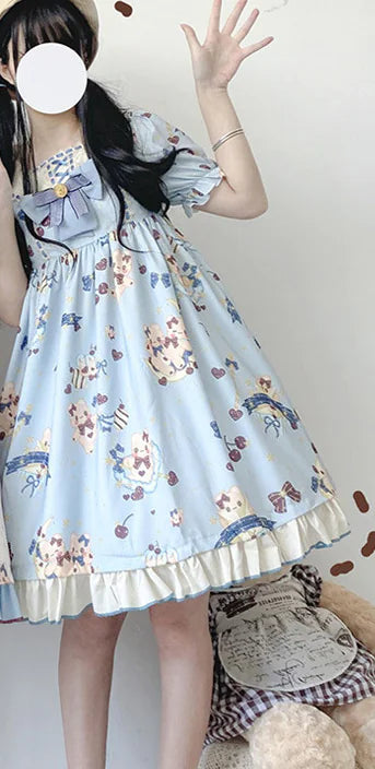 Original Design Japanese Lolita Dress - Moon Island OP