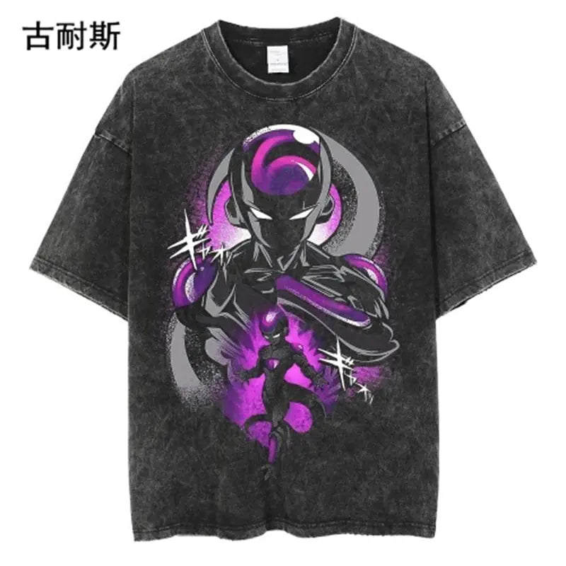 Vintage Loose-Fit Short Sleeve T-Shirt for Men