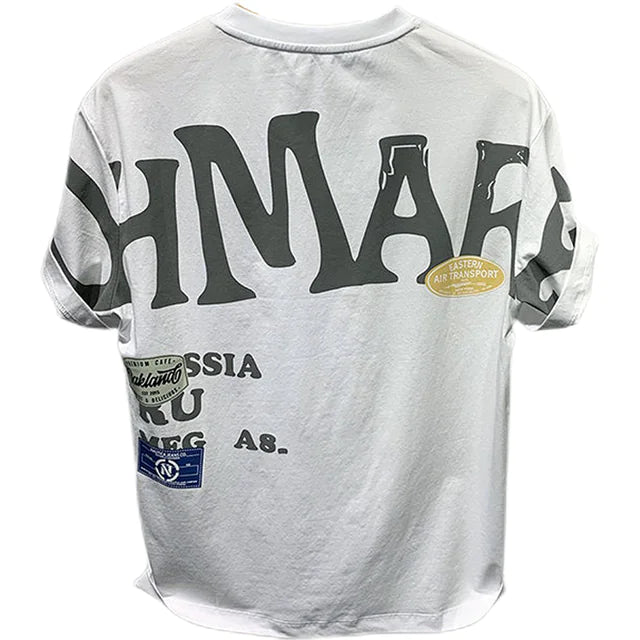 Men's Anime Streetwear Cotton T-Shirt - Summer Style
