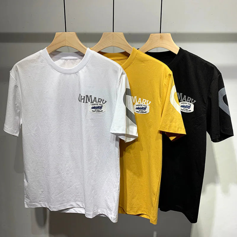 Men's Anime Streetwear Cotton T-Shirt - Summer Style
